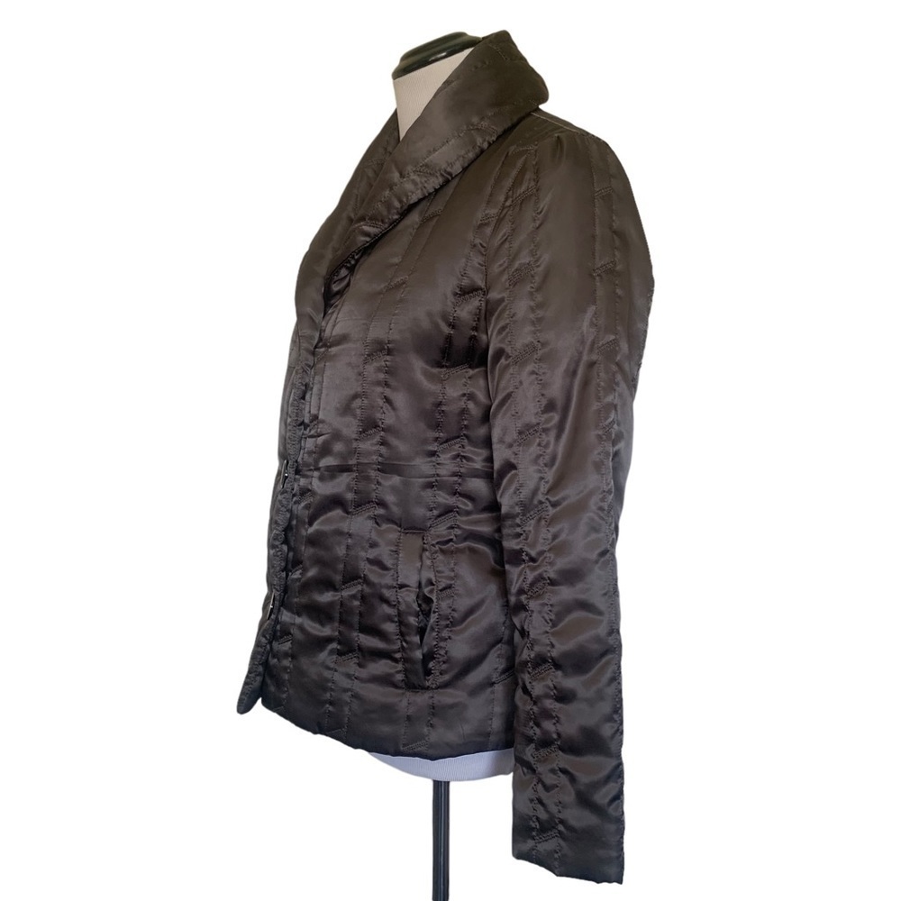 Chico quilted metallic green-bronze jacket - Picture 5 of 12